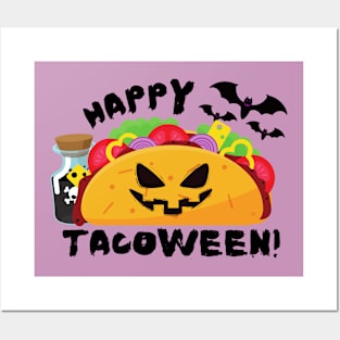 Happy Tacoween Posters and Art